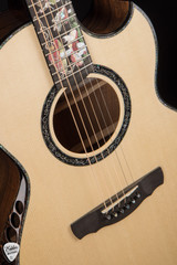 Kevin Ryan Nightingale Grand Soloist Acoustic Guitar with Alpine Spruce & Grafted Walnut