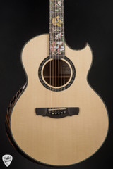 Kevin Ryan Nightingale Grand Soloist Acoustic Guitar with Alpine Spruce & Grafted Walnut