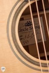 Circle Strings Salvage Dreadnought Acoustic Guitar with Sinker Sitka Spruce & Old Mahogany