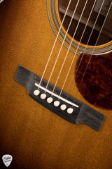 Circle Strings Salvage OM Burst Acoustic Guitar with Sinker Sitka Spruce & Old Mahogany