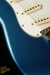 Fender Custom Shop Eddie's Guitars Exclusive Dealer Select Roasted 1963 Stratocaster Journeyman - Lemans Blue