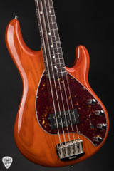 Ernie Ball Music Man StingRay 5 Special H Bass Guitar in Translucent Orange