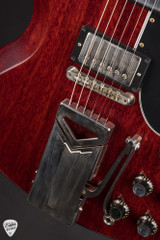 2021 Gibson Custom Shop 60th Anniversary 1961 SG Les Paul Standard Sideways Vibrola VOS Electric Guitar in Cherry Red