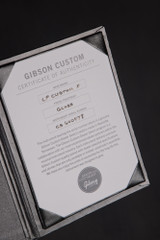 Gibson Certificate of Authenticity