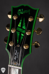 2026 Gibson Custom Shop Made 2 Measure Les Paul Custom Figured Green Widow Electric Guitar