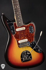 1966 Fender Jaguar 3 Tone Sunburst Electric Guitar