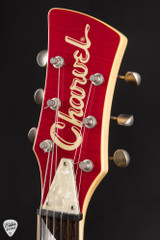 1995 Charvel Surfcaster Transparent Red Electric guitar