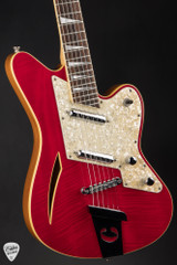 1995 Charvel Surfcaster Transparent Red Electric guitar