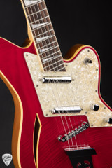 1995 Charvel Surfcaster Transparent Red Electric guitar