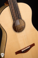 2024 Rye Bear Super Parlour Acoustic Guitar with Engelmann Spruce & Flamed Satinbox