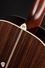 Santa Cruz 50th Anniversary Model H Acoustic Guitar with Sitka Spruce & Indian Rosewood