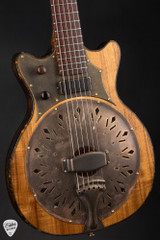 C.F. Holcomb Coyote Electric Resonator Guitar with Koa Top