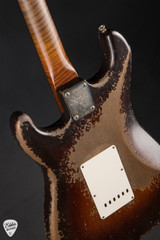 2023 Fender Custom Shop Masterbuilt 60's Stratocaster Heavy Relic Faded Chocolate 3-Tone Sunburst Electric Guitar