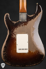 2023 Fender Custom Shop Masterbuilt 60's Stratocaster Heavy Relic Faded Chocolate 3-Tone Sunburst Electric Guitar