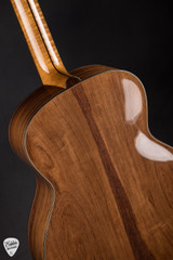 Bourgeois Eddies Guitars Exclusive Small Jumbo Carved Back Acoustic Guitar with Aged Tone Adirondack Spruce and Madagascar Rosewood in Sunburst 4 of 6