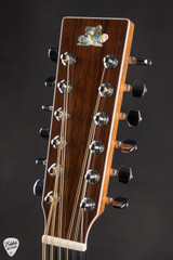 Froggy Bottom Model K Deluxe 12 String Acoustic Guitar with German Spruce and 5A Quilted Sapele