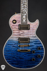 Gibson Custom Shop Dealer Select Les Paul Ultima 5A Tree of Life Transparent Geode Electric Guitar