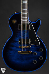 Gibson Custom Shop Dealer Select Les Paul Custom Figured Blue Widow Electric Guitar