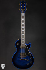 Gibson Custom Shop Dealer Select Les Paul Custom Figured Blue Widow Electric Guitar