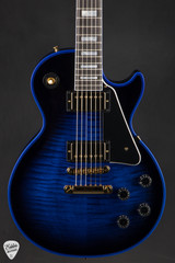 Gibson Custom Shop Dealer Select Les Paul Custom Figured Blue Widow Electric Guitar