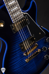 Gibson Custom Shop Dealer Select Les Paul Custom Figured Blue Widow Electric Guitar