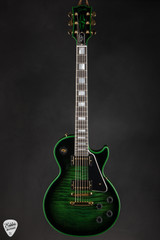 Gibson Custom Shop Dealer Select Les Paul Figured Green Widow Burst Electric Guitar