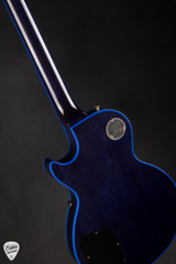 Gibson Custom Shop Dealer Select Les Paul Figured Blue Widow Burst Electric Guitar