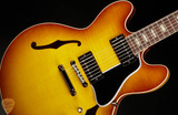2023 - Gibson Custom Shop PSL '64 ES-335 Figured Reissue Gloss Golden Poppy Burst 7.15 #131451