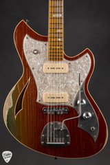 Novo Miris J Custom Faded Sparkling Burgundy Electric Guitar