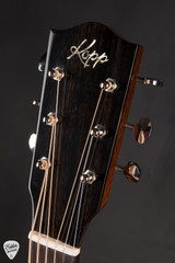 Kevin Kopp K-35 Sunburst Acoustic Guitar with Tunnel Redwood and Jaguar Figured Mahogany