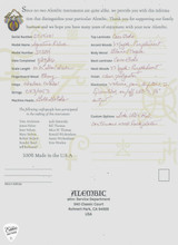 Spec Sheet for Alembic Stanley Clarke Deluxe Coco Bolo Electric Bass