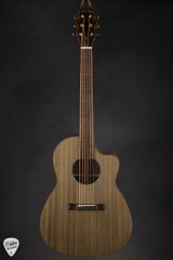 Huss and Dalton FS Custom Acoustic Guitar with Dark Forest Ancient Cypress and Figured Black Walnut