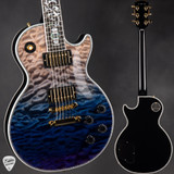 Gibson Custom Shop Dealer Select  Les Paul Ultima 5A Tree of Life Transparent Geode Electric Guitar