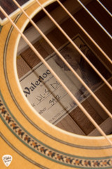 Label for Waterloo by Collings WL S Deluxe Acoustic Guitar