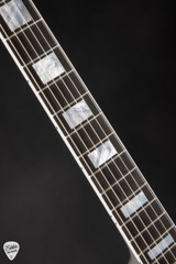 Gibson Custom Shop Dealer Select Les Paul Custom Gloss Silver Sparkle Electric Guitar