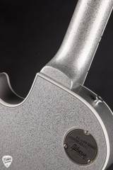Gibson Custom Shop Dealer Select Les Paul Custom Gloss Silver Sparkle Electric Guitar