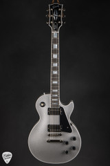 Gibson Custom Shop Dealer Select Les Paul Custom Gloss Silver Sparkle Electric Guitar