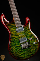 Ernie Ball Music Man Luke 3 HH Maple Top - Lucious Luke Green