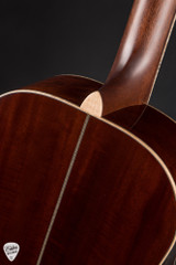 Huss and Dalton Baritone Custom Acoustic Guitar with Thermo-Cured Adirondack Spruce and Figured Mahogany