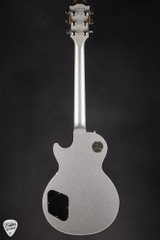 Gibson Custom Shop Dealer Select Les Paul Custom Gloss Silver Sparkle Electric Guitar