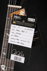 Hang Tag for PRS Eddies Guitars Wood Library Modern Eagle V Sprayers Choice Electric Guitar