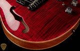 Paul Reed Smith Eddie's Guitars Wood Library Hollowbody II Piezo Brazilian - Red Tiger
