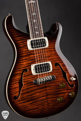 PRS SE Hollowbody I Piezo Orange Tiger Smokeburst Electric Guitar
