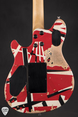 EVH Limited Edition Wolfgang Special Striped Series Red with Black and White Stripes Electric Guitar