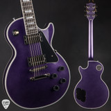 Gibson Custom Shop Dealer Select Les Paul Custom Gloss Purple Sparkle electric guitar
