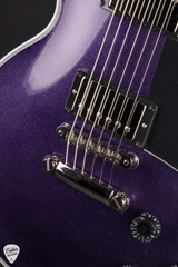 Gibson Custom Shop Dealer Select Les Paul Custom Gloss Purple Sparkle electric guitar