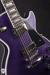 Gibson Custom Shop Dealer Select Les Paul Custom Gloss Purple Sparkle electric guitar