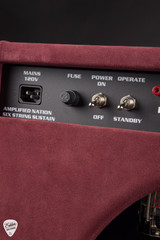 Amplified Nation Six String Sustain Combo 50W 1x12 Combo Maroon Suede and Medieval Pantry