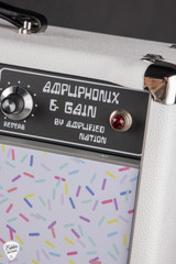 Amplified Nation Ampliphonix and Gain 50w Head/1x12 Speaker Cab - Hot White Levant & Rainbow Sprinkles Guitar Head and Cabinet