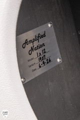 Amplified Nation Ampliphonix and Gain 50w Head/1x12 Speaker Cab - Hot White Levant & Rainbow Sprinkles Guitar Head and Cabinet